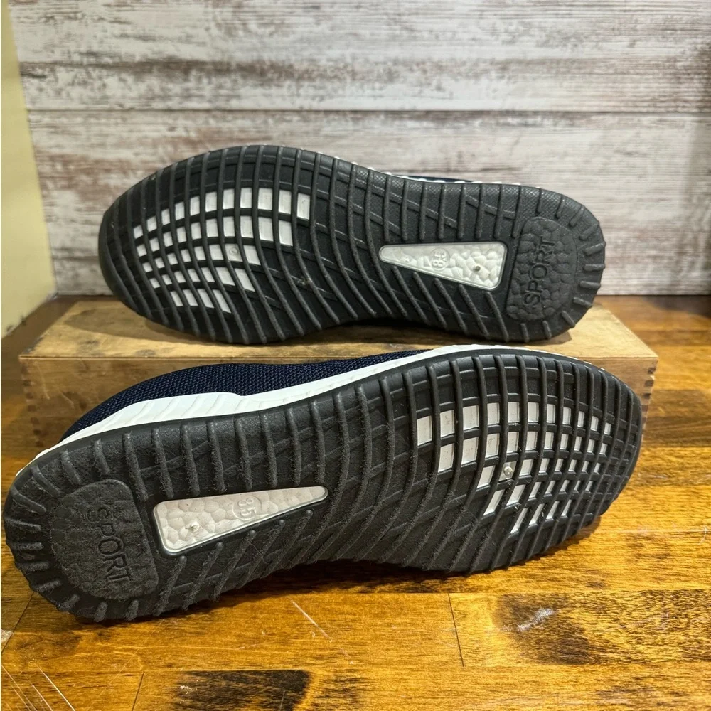 Mens Ecko Unlimited Shpes Slip On  Jogger Sneakers Knit Upper Blue Size 8.5 - Picture 7 of 7